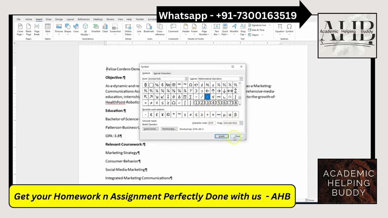 SAM Word 365 Generative Artificial Intelligence Project A | Patterson Business | Shelly Cashman