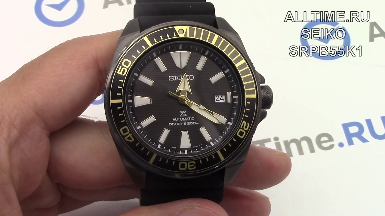Обзор. Японские механические наручные часы Seiko SRPB55K1