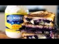 Grilled Cheese with Blueberries