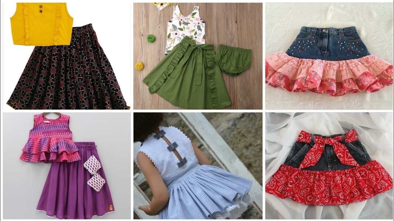 Baby skirt and blouse Designs // baby outfits // baby outfits