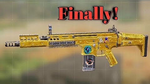 Finally got my first ever gold camo in cod mobile 😄
