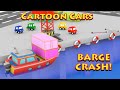 BARGE CRASH! - Cartoon Cars - Cartoons for Kids!