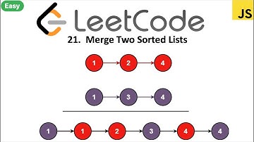 LeetCode 21 Merge Two Sorted Lists in javascript