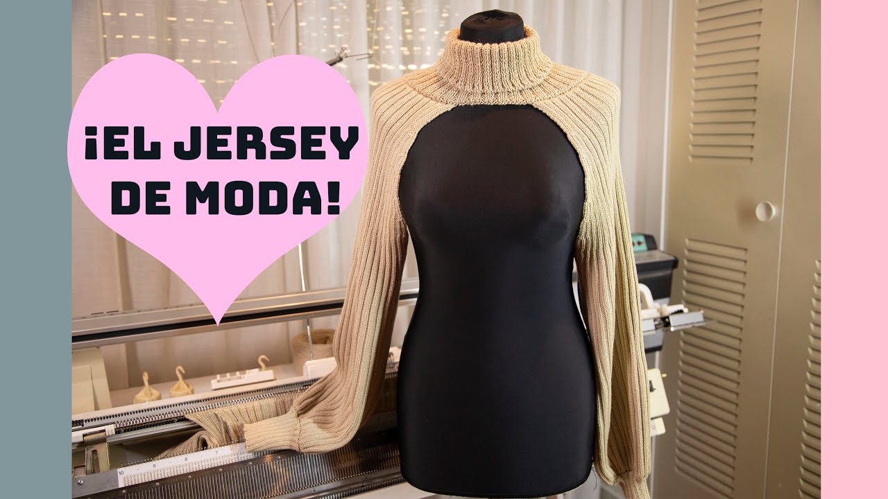 Aprende a tejer a máquina el Jersey de moda. 2021