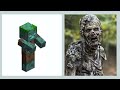 Minecraft characters in Real Life 😱