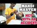 MANOJ MASTER 📍 PIN-PEN HEAD MASSAGE WITH CRACKINGS 💆 INDIAN BARBER😴 ASMR