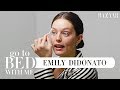 Model Emily DiDonato's Nighttime Skincare Routine | Go To Bed With Me | Harper's BAZAAR