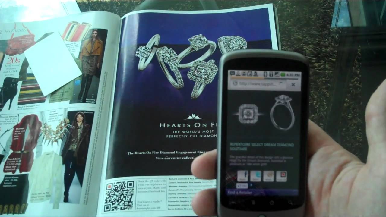 Scan QR Codes In Harper's Bazaar to Shop Diamonds YouTube