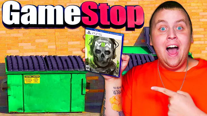 Dumpster Diving NEW Playstation 5 Games In Gamestop Dumpster!