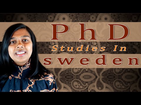 Phd Studies in Sweden, With English Subtitle