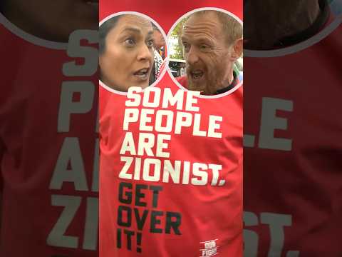 Zionists tell others to 'GET OVER IT!' at pro-Palestine march!