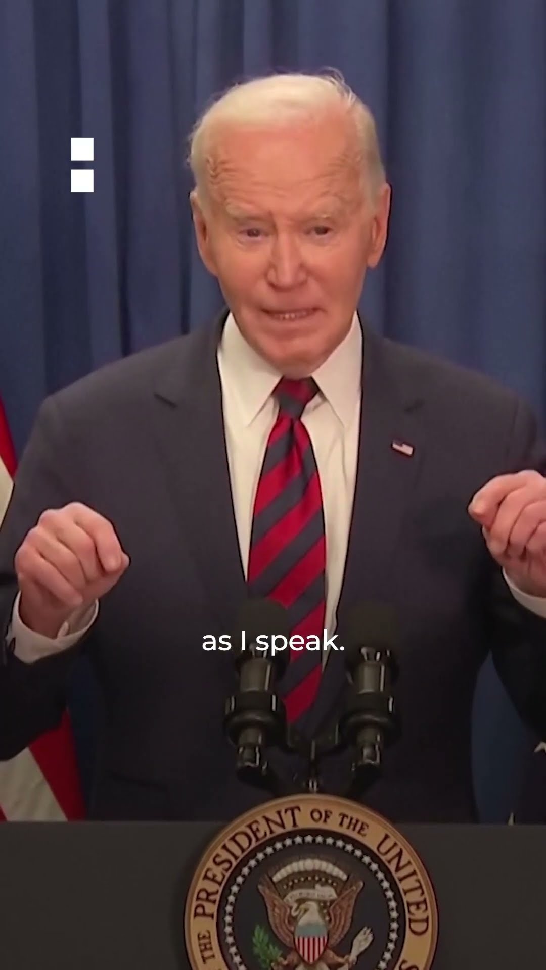 'Today the guns in Gaza have gone silent', says President Biden | AJ#shorts