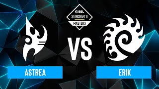 Astrea vs. Erik - ESL SC2 Masters: Spring 2024 Americas Regionals - Swiss R3