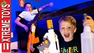 Strange Dream Time In An Abandoned Hotel! Crazy Sleep Nerf Blaster Showdown! Strange Dream Time In An Abandoned Hotel! Crazy Sleep Nerf Blaster Showdown!