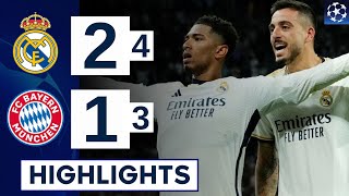 Real Madrid vs Bayern Munich (2-1) | All Goals & Extended Highlights | Champions League 2023/24