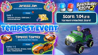 Jurassic Jam 🍵| Tempest Event 🛶| Gold🔑Crate Prize✨| Beach Buggy Racing 2 🏖🏁| BB Racing 2