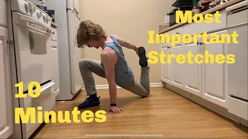 What stretches to do in 10 minutes. Follow along.