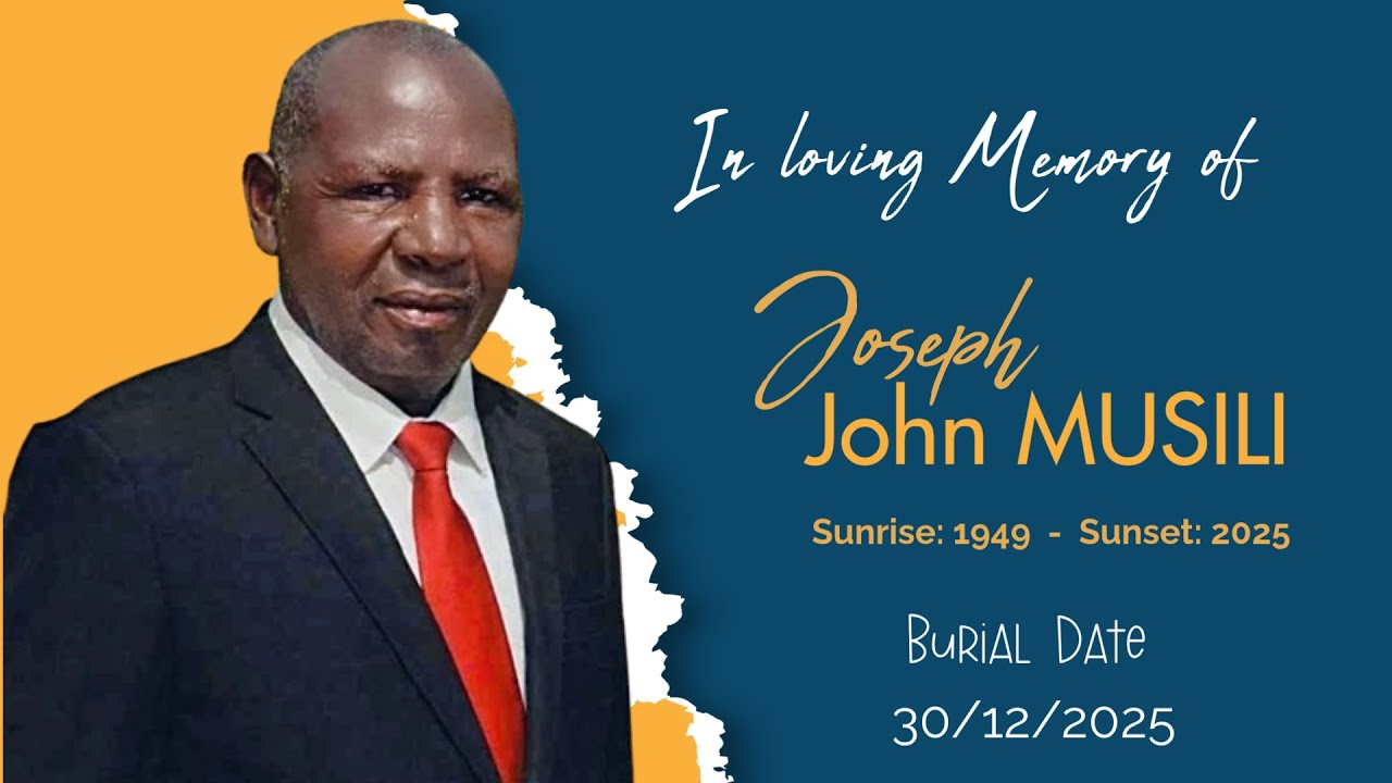 Burial Livestream for Joseph John Musili 1949-2025