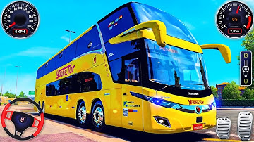 US Bus Driving City Simulator 3D - Real Coach Bus Driver - Android GamePlay