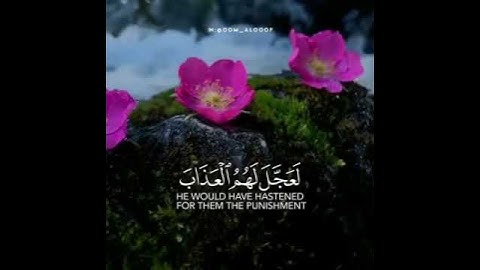 القارئ رعد الكردي || سورة الكهف || وربك الغفور ذو الرحمة لو يؤاخذهم بما كسبوا لعجل لهم العذاب