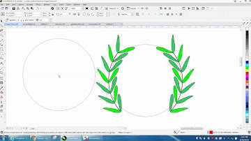 Corel Draw Tips & Tricks Object to Path make a Vine Part 2
