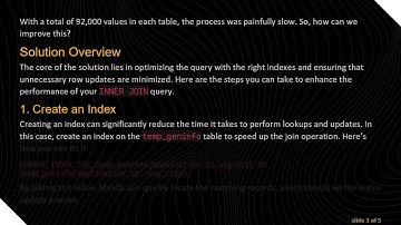Faster Way to Write INNER JOIN in MySQL for Faster Updates