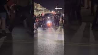 ,Anti-ICE agitators CONFRONT vehicles leaving ICE facility #shorts #us #news #ICE #newjersey