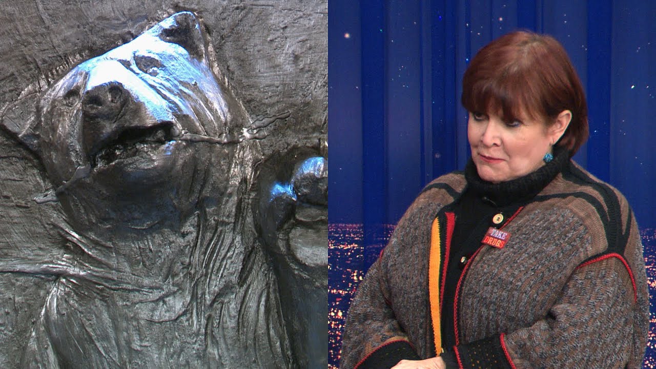Carrie Fisher Rescues the Masturbating Bear from Carbonite | Late Night with Conan O’Brien