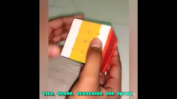 checkerboard pattern in Rubik