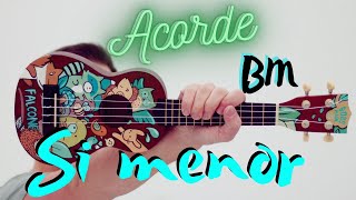 Acorde Bm en Ukelele (SI MENOR) ¿Cómo hacerlo? 👌 | Liche UK