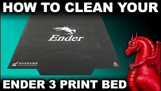 slachtoffer magie moreel How to Clean the Creality Ender 3/5 Print Surface - YouTube