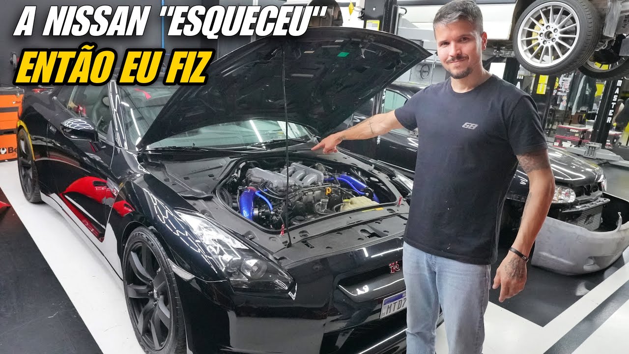 COLOQUEI O QUE A NISSAN ESQUECEU DE POR NO GTR R35 🙅🏻‍♂️