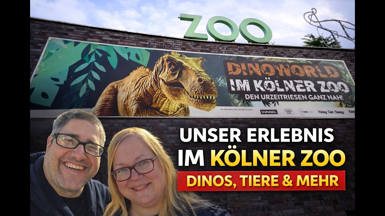 Kölner Zoo 2025 - Dinosaurier - Tiere - Zoobesuch ist ins Wasser gefallen