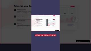 Webflow Template For SaaS landing Page Website - LeadGen TNC