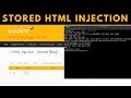 bWAPP - HTML Injection - Stored (Blog)