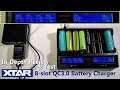 Testing the Fastest 8-Slot Battery Charger: XTAR VC8 USB Type-C (QC3.0) Input