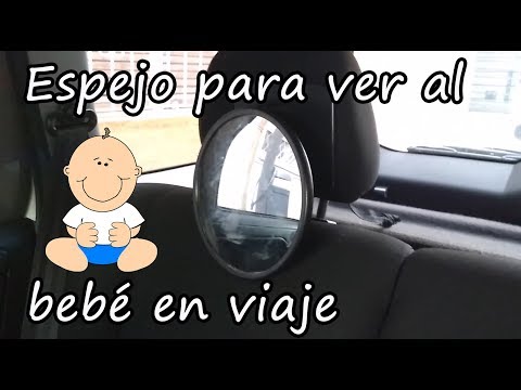Video: ¿Cómo coloco el espejo para bebé en mi coche?