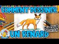 Club de dessin pour les enfants  comment dessiner un renard tape par tape