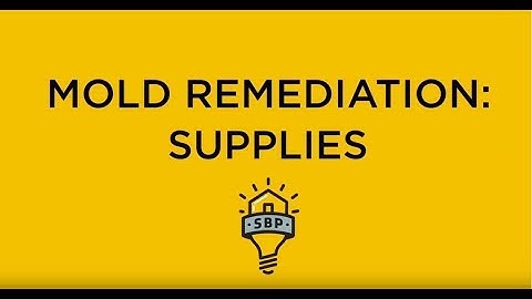 SBP: Supplies for Mold Remediation