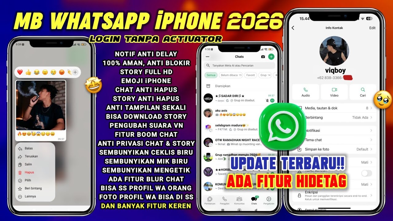 MB WHATSAPP iPHONE 2026 || WA MB iOS TERBARU 2026 || WA iPHONE TERBARU 2026