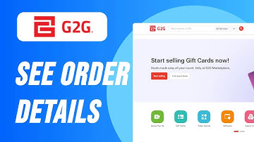 How To See Order Details In G2G (2025)