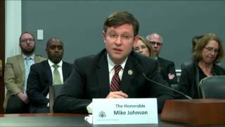 Rep. Johnson testifies on Louisiana's water infrastructure needs in light of recent flooding