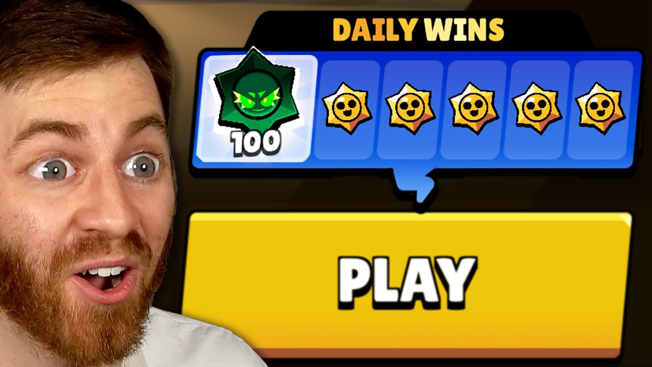 How I Got The Rarest Daily Win EVER in Brawl Stars