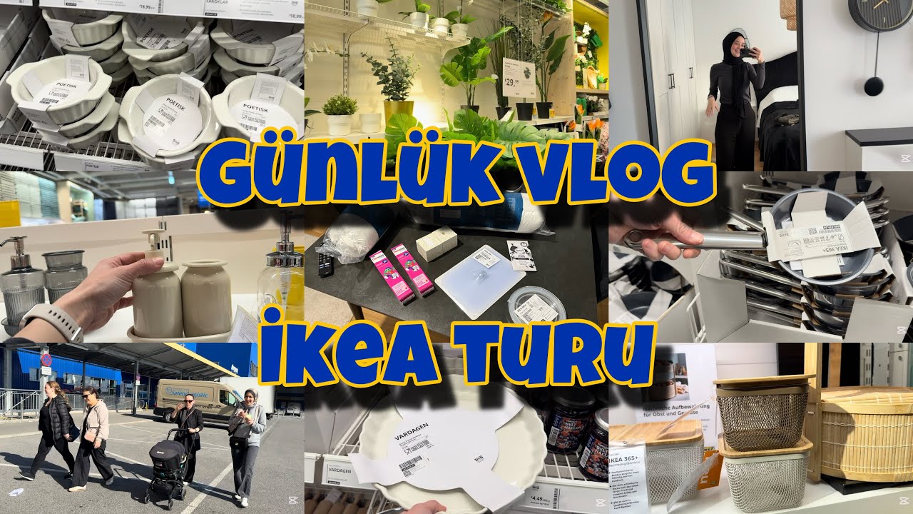İkea Turu | İndirimli Ürünler | İkea Alışverişi | Züccaciye | Günlük Vlog | Neler Aldım? | Temizlik