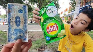 1 Đồng Mua Được Gì - Anh Em Lanh Chanh Tranh Giành Nhau - Bài Học Cho Bé! Thầy Thái Vlog