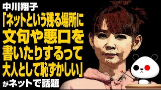 中川翔子「ネットという残る場所に文句や悪口を書いたりするって大人として恥ずかしいこと」が話題