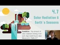 Solar Radiation, Insolation, and Seasonal Changes Explained