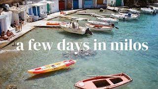 exploring milos island in greece | vlog