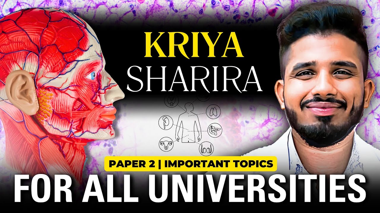 Kriya Sharira - Paper 2 Imp Topics || Paper Leaked 🤯 #ayurvedawingsclasses #kriyasharira #bams