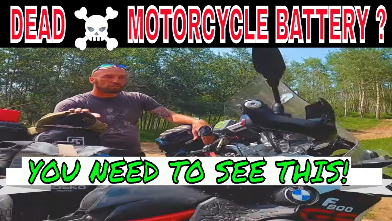 MOTORCYCLE CAMPING DEAD BATTERY TIP: TUSK MINI PORTABLE POWER AND JUMP STARTER